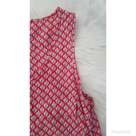 [Gap] Button-up Sleeveless Printed Dress - Picture 3 of 4